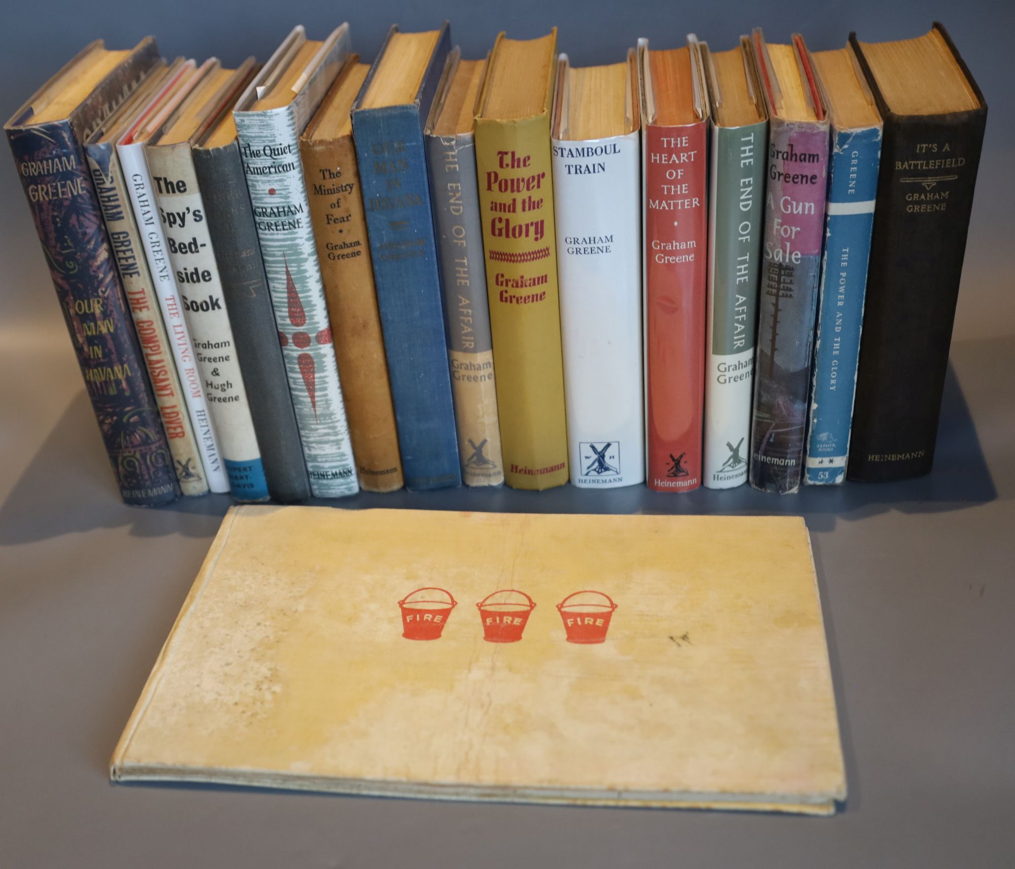 Greene, Graham - A Collection of Books, published pre-1960, includes (without d/wrappers) - Its A Battlefield, 1st edition, 1934; The